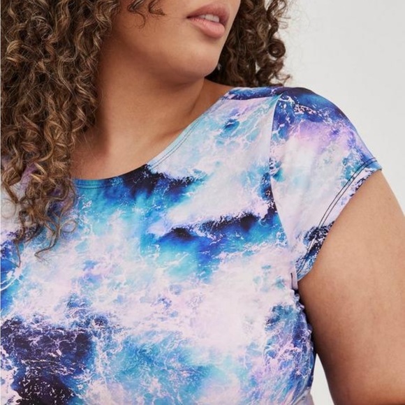 Torrid Active Wireless Scoop Back One Piece Swimsuit size 2x - Picture 4 of 5